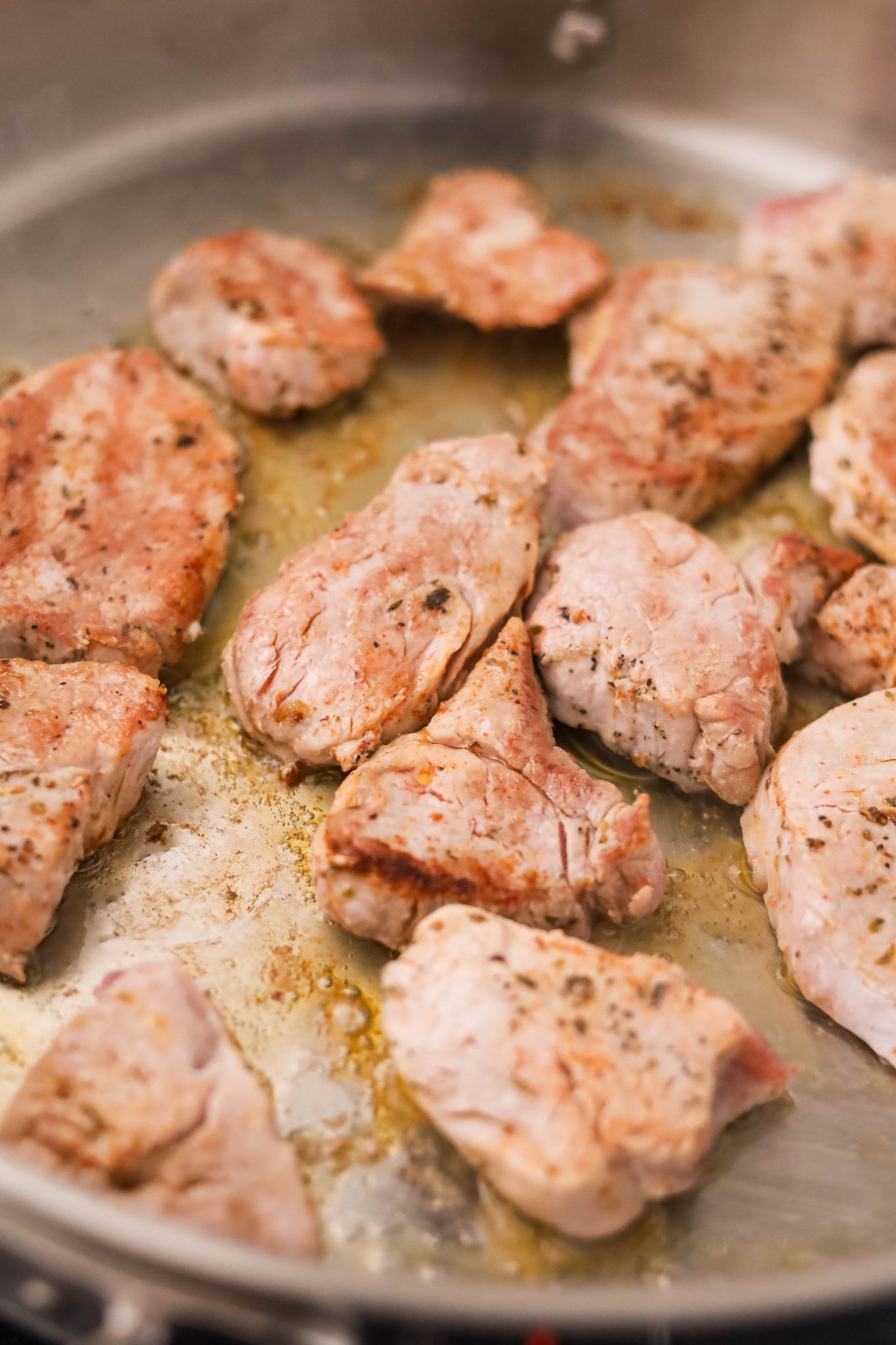 Garlic Pork Tenderloin (Paleo, Whole30) Pan Fried & So Quick!