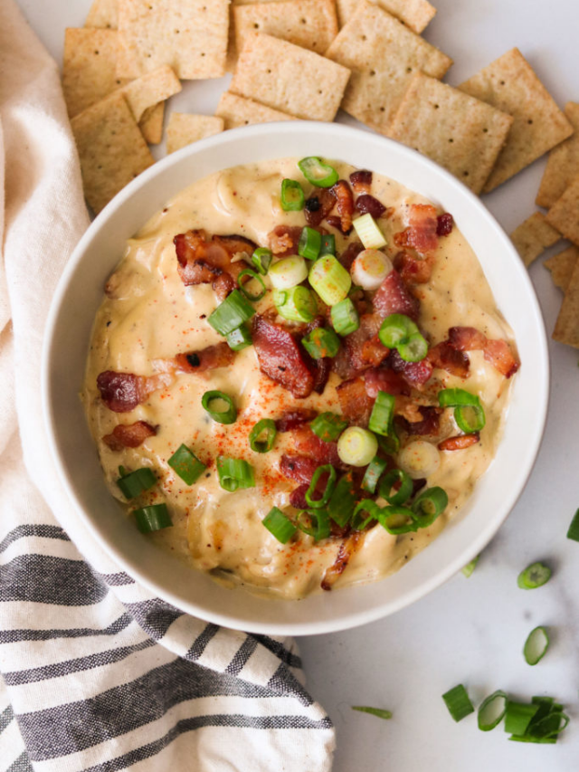 Caramelized Onion and Bacon Dip What Great Grandma Ate