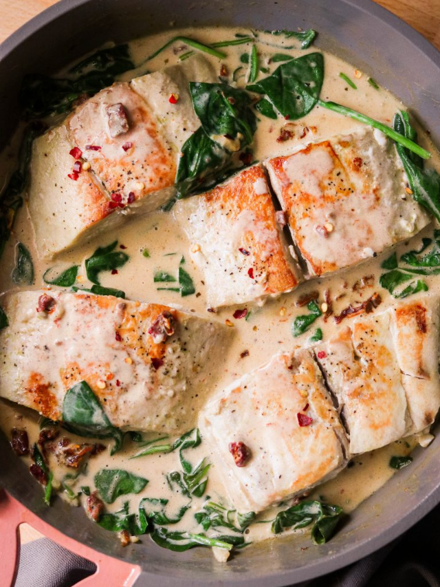 Mahi Mahi in Creamy Sun Dried Tomato Sauce What Great Grandma Ate