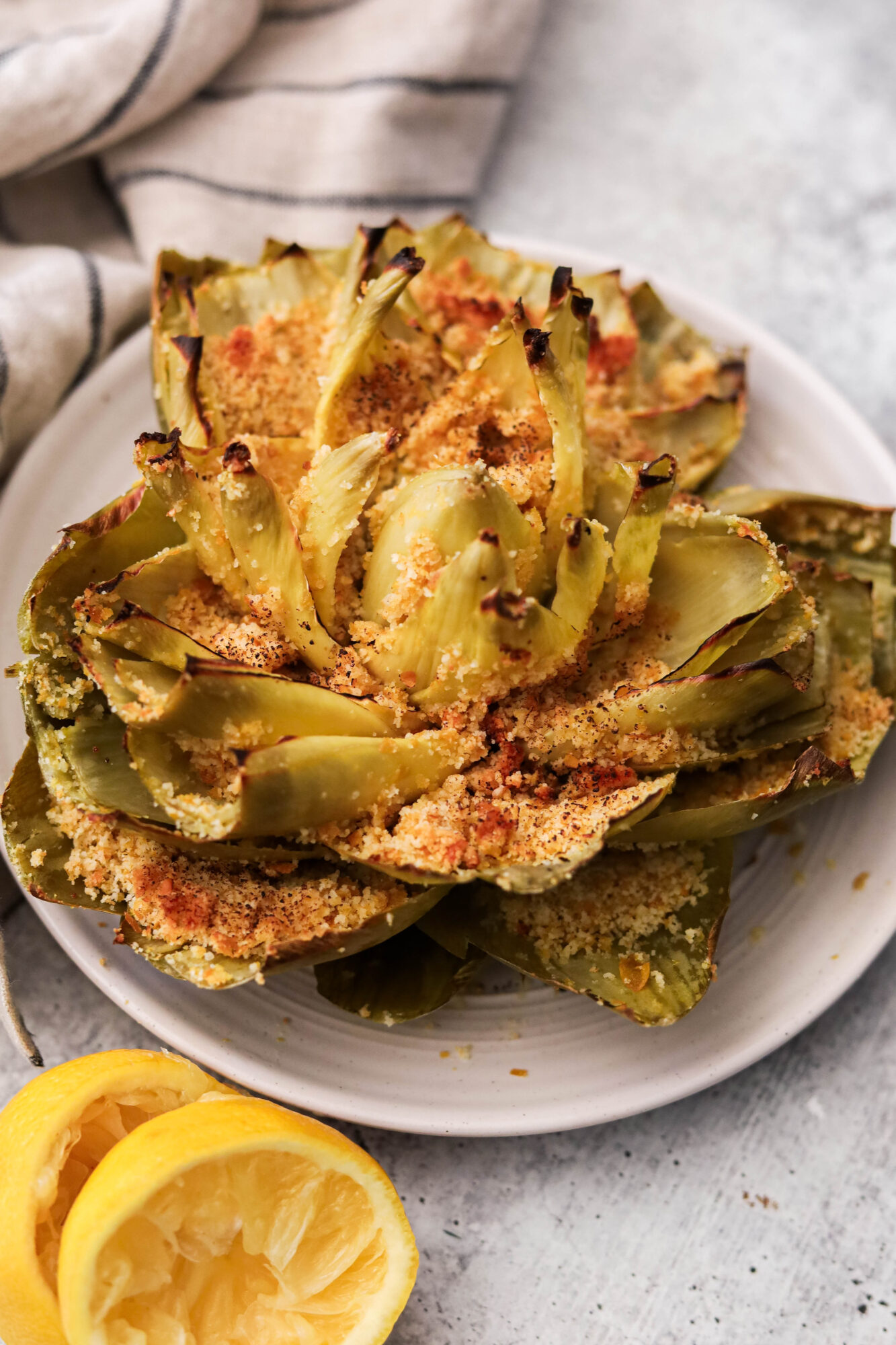 Roasted Stuffed Artichokes (Paleo, Vegan) What Great Grandma Ate