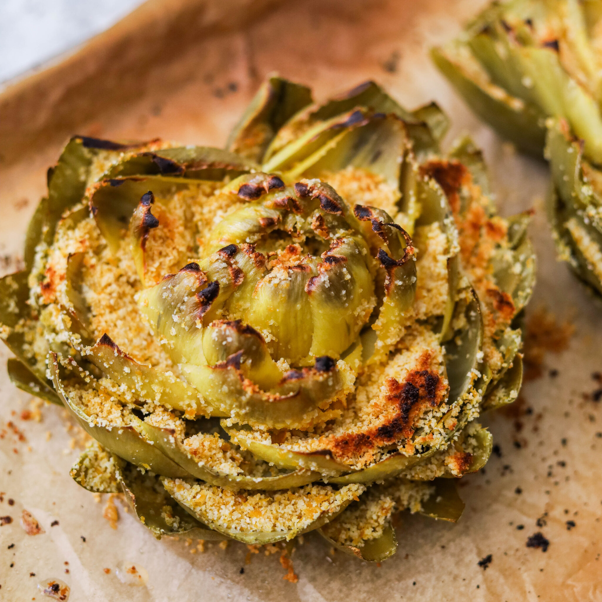 Roasted Stuffed Artichokes (Paleo, Vegan) What Great Grandma Ate
