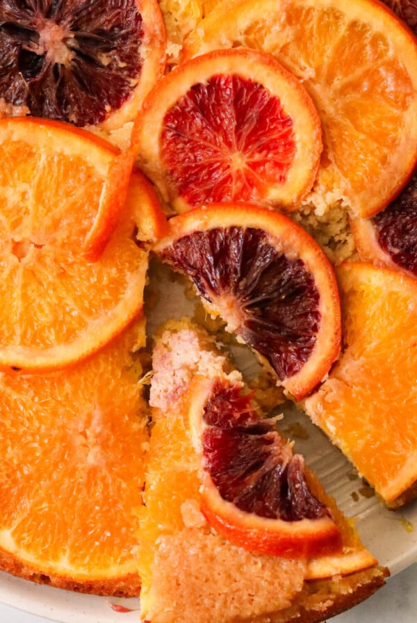 paleo upside down orange cake