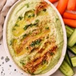 paleo and vegan raw zucchini hummus