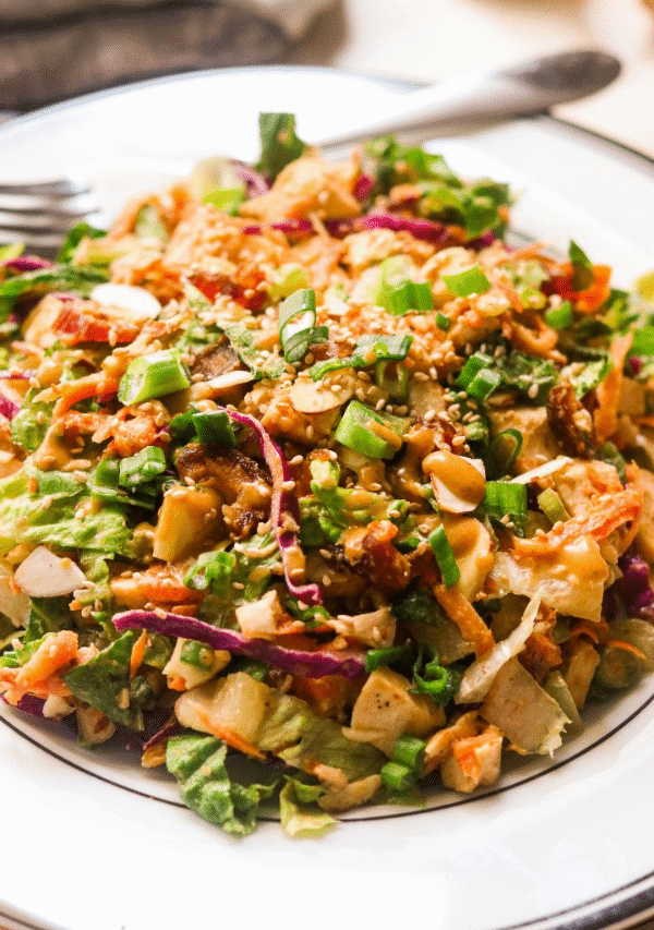 Chinese Chicken Salad with Dates