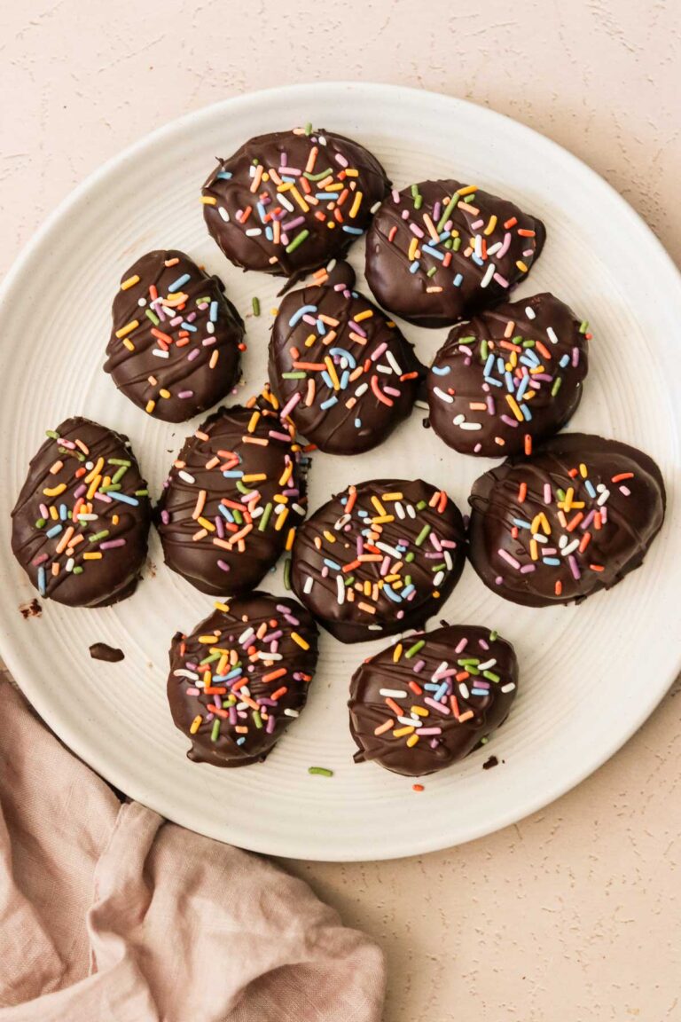 Dairy Free Easter Eggs with Vegan Coconut Creme