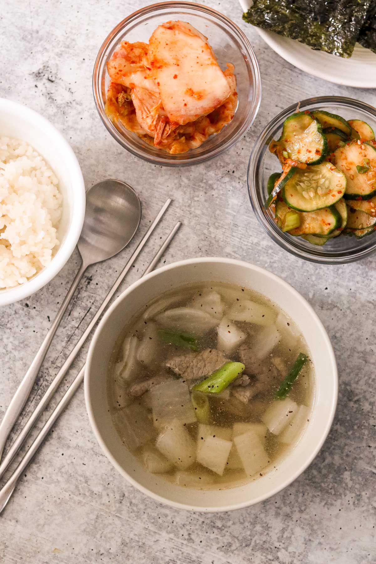 Korean Radish Soup (Muguk) What Great Grandma Ate