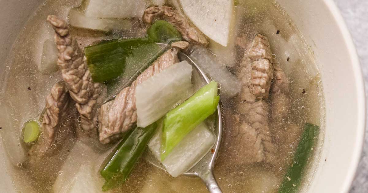 Korean Radish Soup (Muguk) What Great Grandma Ate