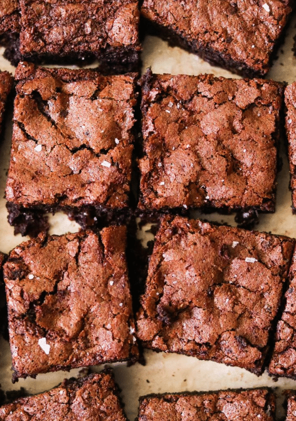 Fudgy Brownies with Crackly Tops