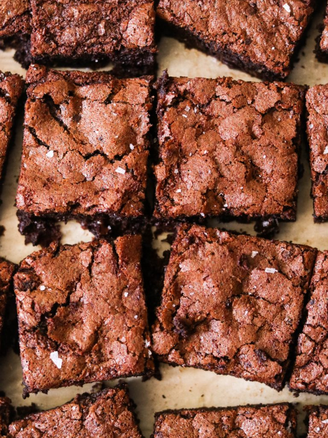 Fudgy Brownies with Crackly Tops What Great Grandma Ate