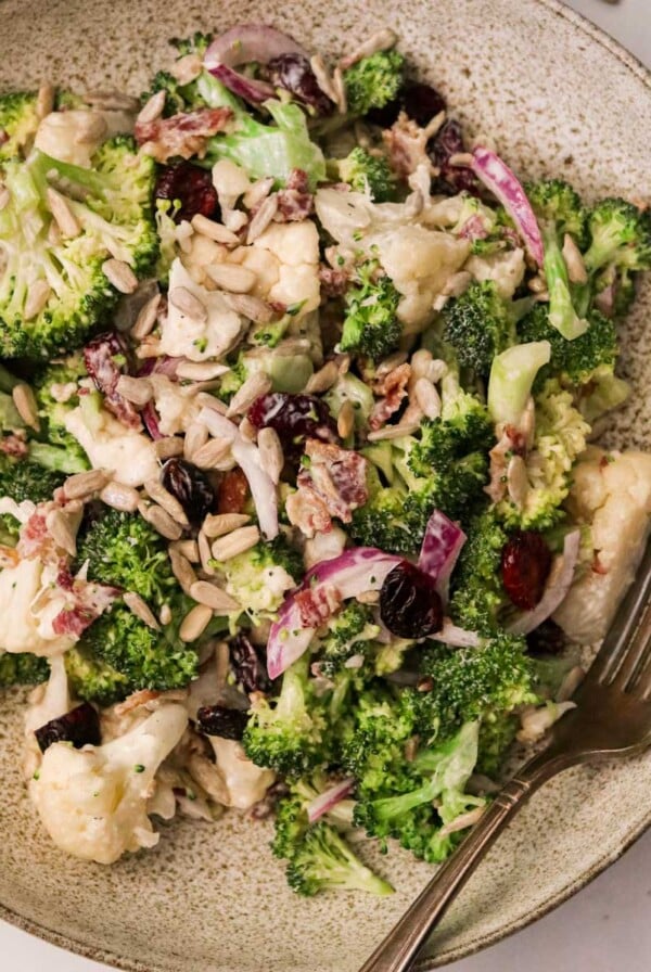 broccoli cauliflower salad
