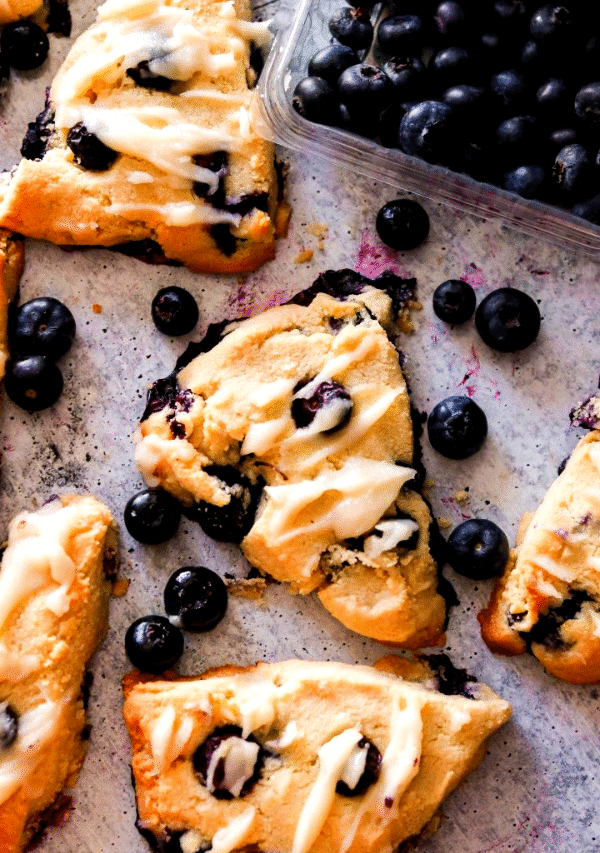 Vegan & Paleo Blueberry Scones