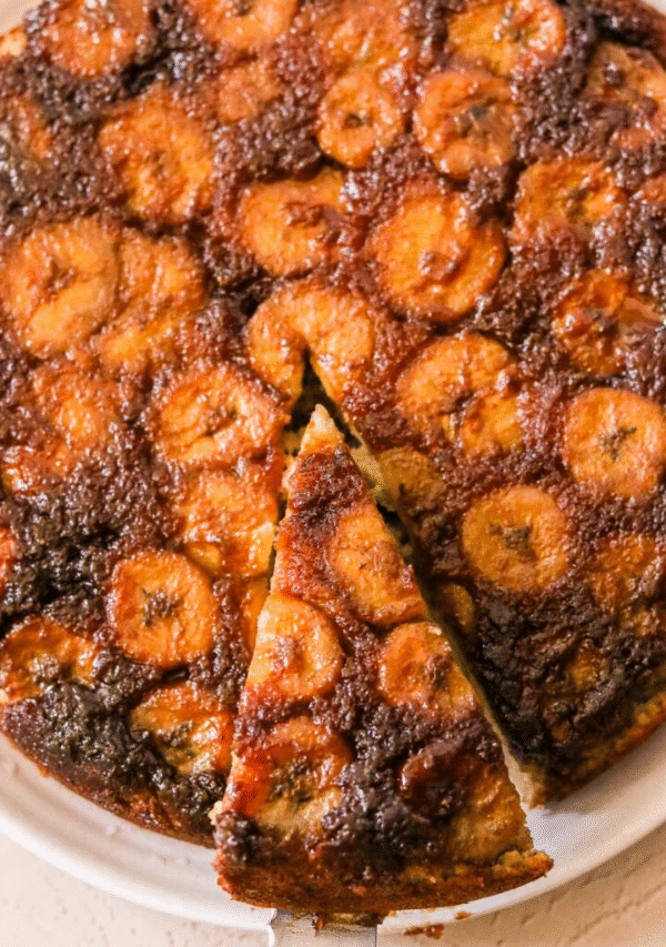 Gluten Free Banana Upside Down Cake