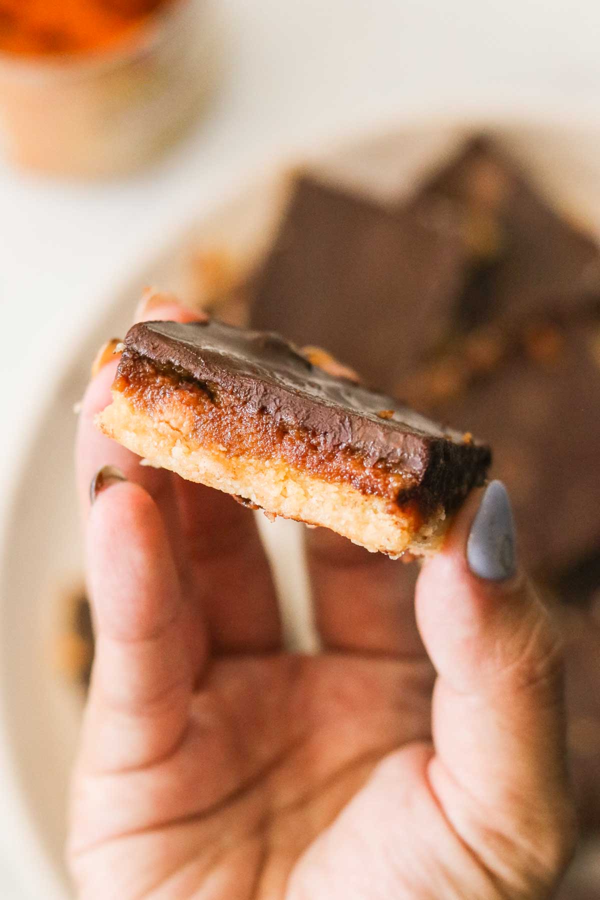 Peanut Butter Pumpkin Bars (Vegan, Gluten Free) Only 8 Ingredients!