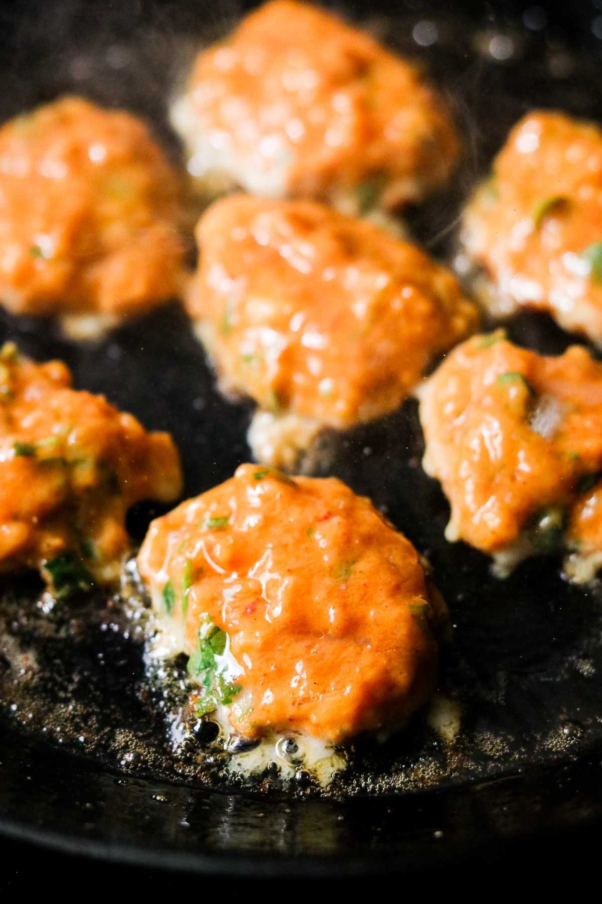 Thai Shrimp Cakes with Sweet Chili Mayo (Gluten Free, Whole30)