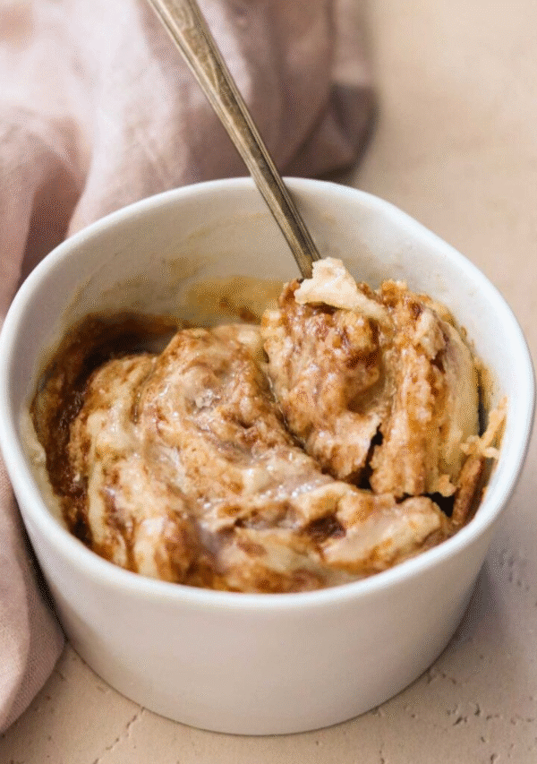 Gluten Free Cinnamon Roll in a Mug