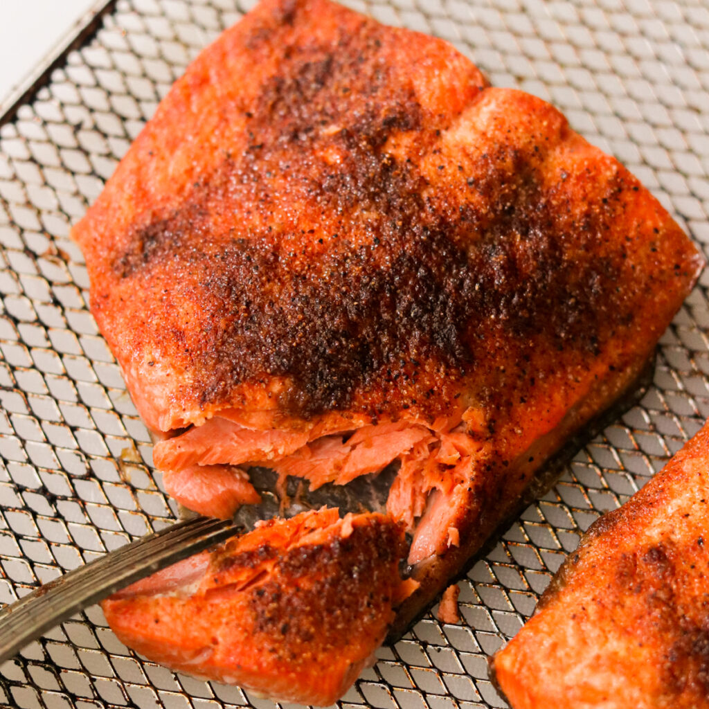 Healthy Air Fryer Frozen Salmon No Thaw! What Great Grandma Ate