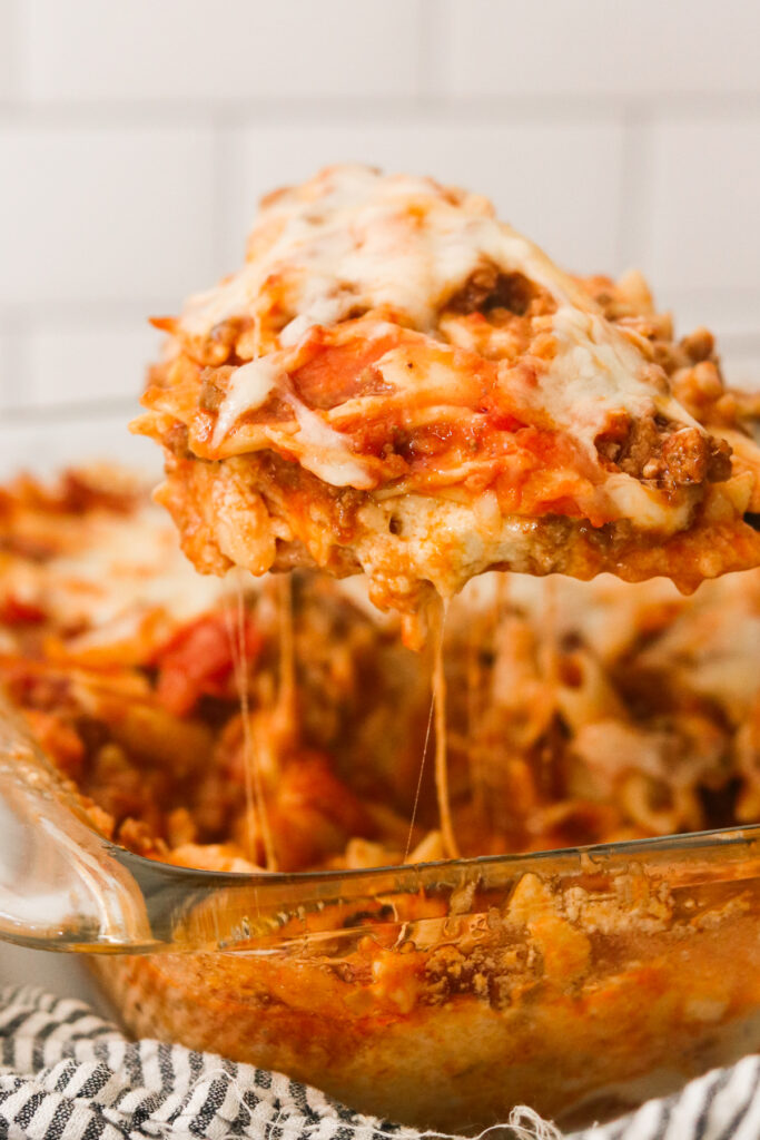 Hidden Veggie Lasagna Casserole (KidFriendly, Gluten Free Option