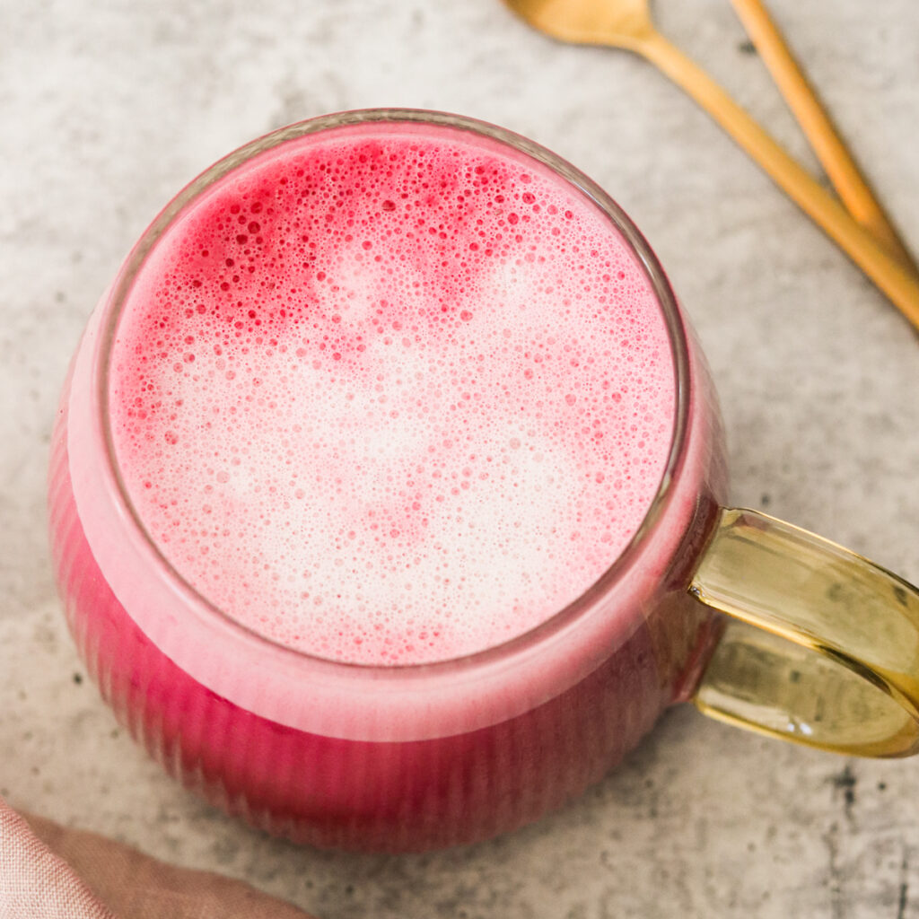 Easy Pink Beet Latte Recipe What Great Grandma Ate