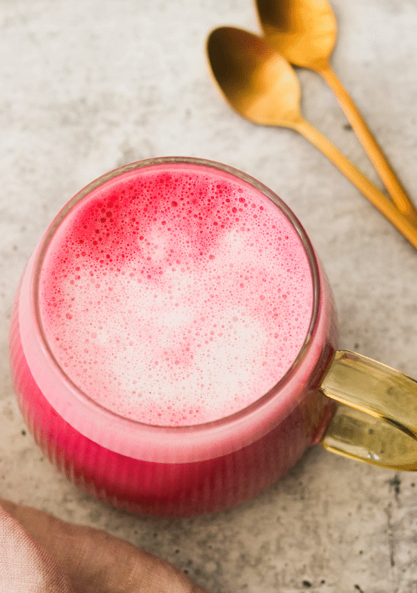 Easy Pink Beet Latte