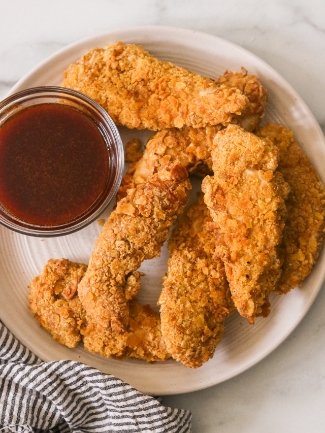 GlutenFree Air Fryer Chicken Tenders with Hot Honey What Great