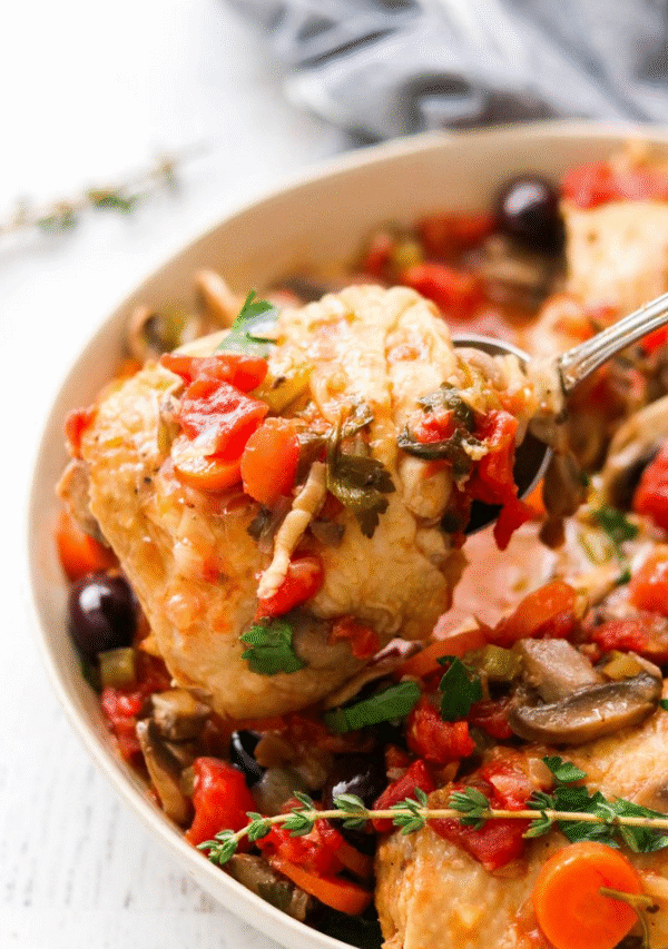 Instant Pot Chicken Cacciatore