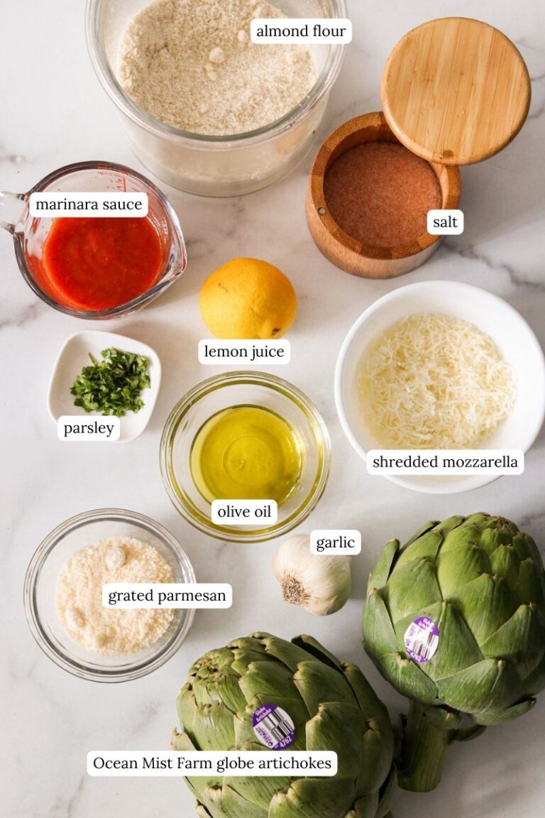 Mozzarella Stuffed Artichokes Dipped in Marinara (Gluten Free) What