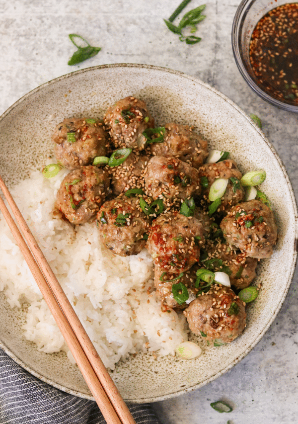 Gluten-Free Asian Pork Meatballs