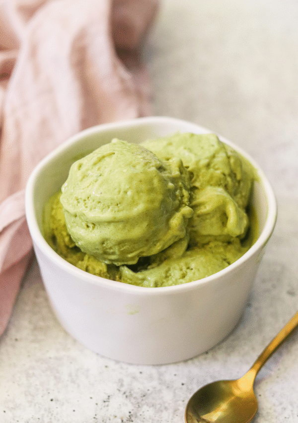 3-Ingredient Vegan Matcha Green Tea Ice Cream