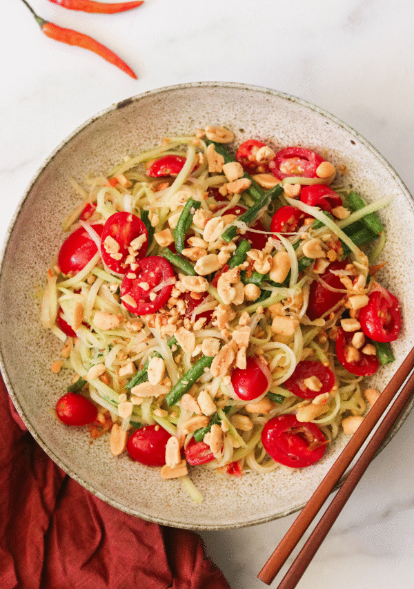 Easy Thai Green Papaya Salad
