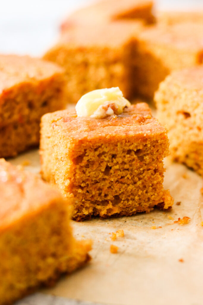 Moist and Simple Sweet Potato Cornbread Recipe