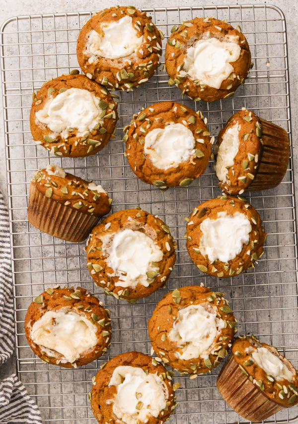 Pumpkin Cream Cheese Muffins