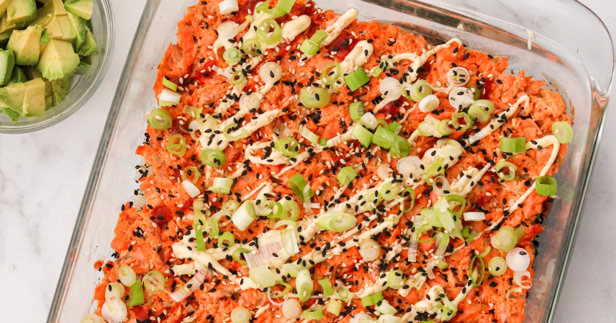 The Best Spicy Salmon Sushi Bake Recipe (Easy!)