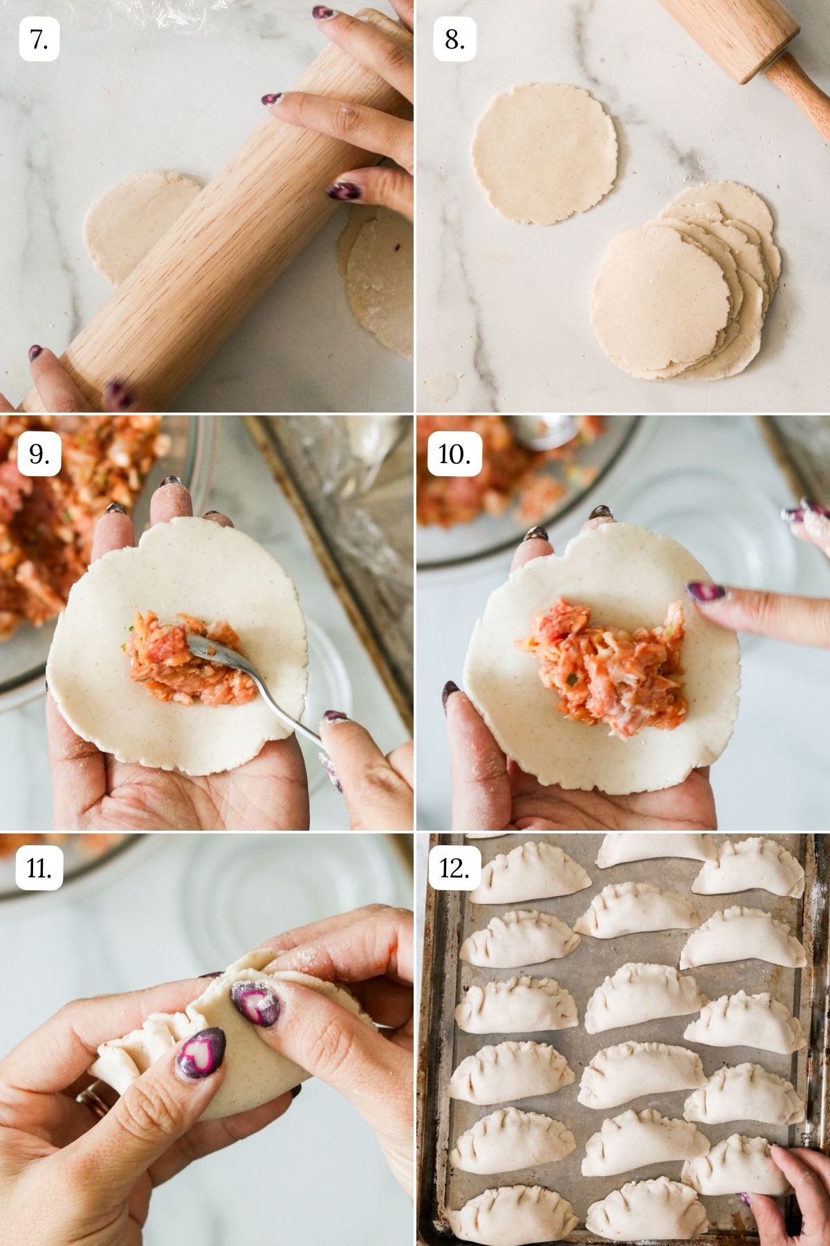 numbered step by step photos showing how to make this recipe