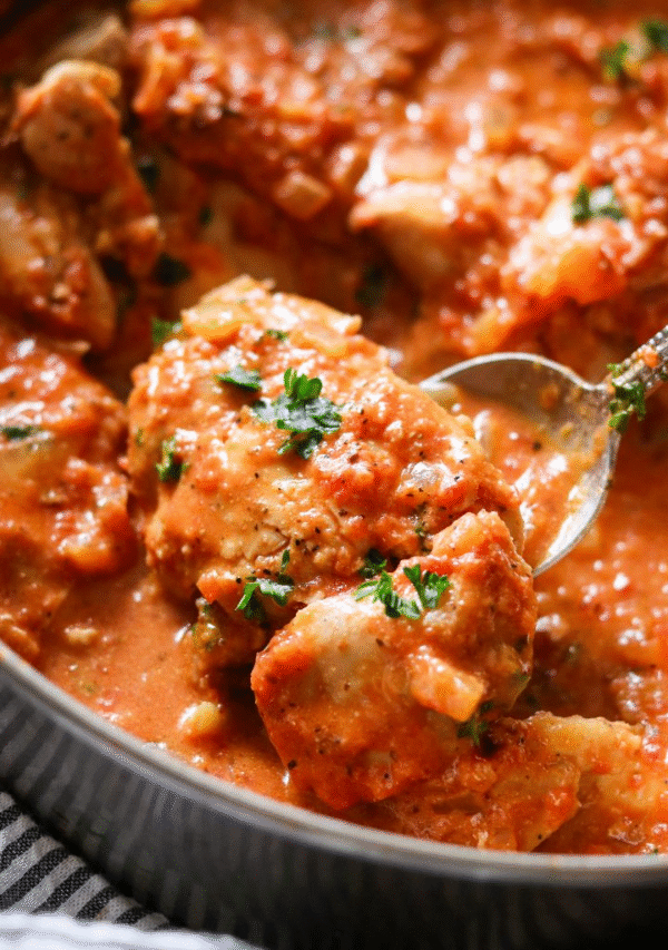 Chicken with Creamy Tomato Sauce