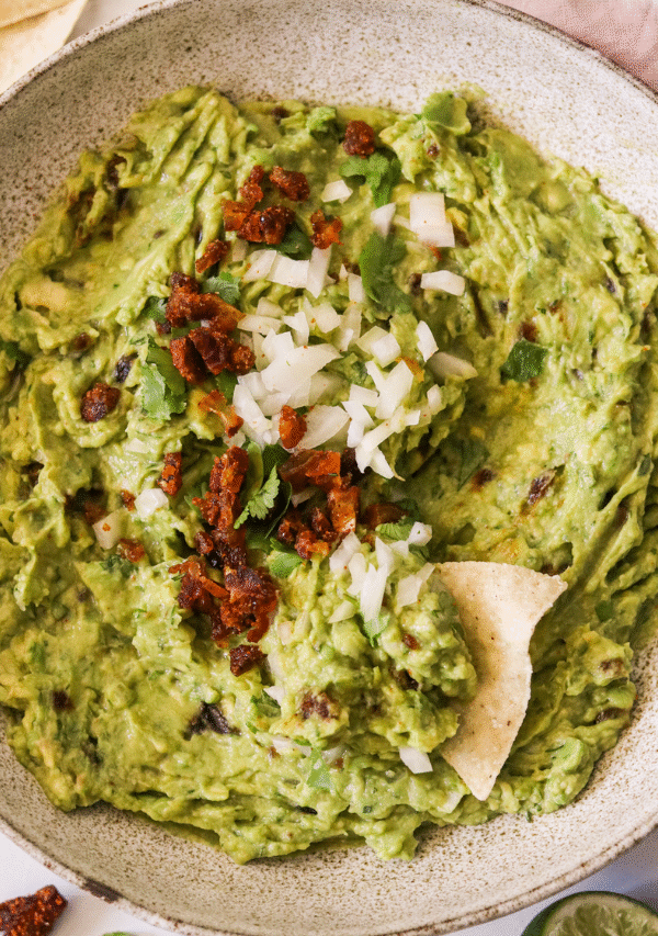 Fresh Guacamole with Tajin Dates
