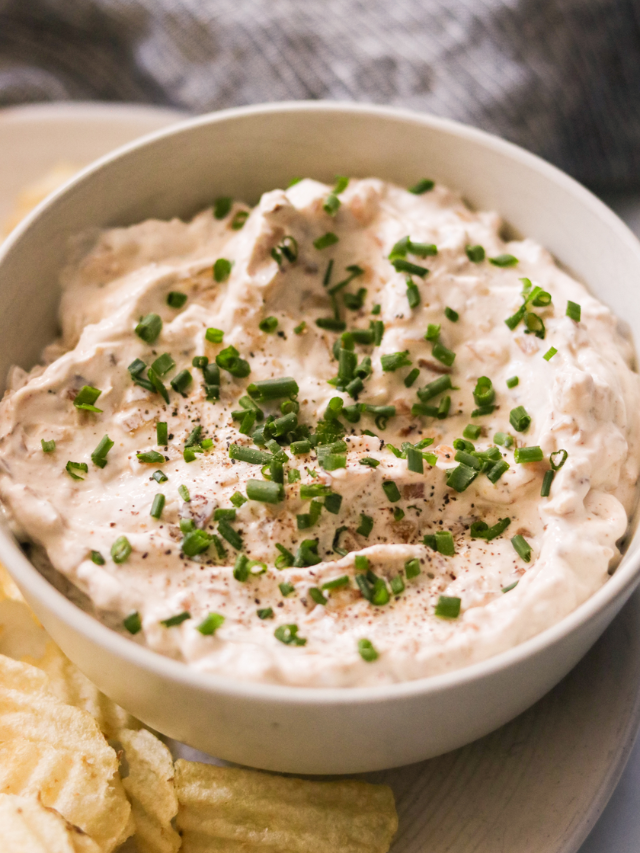 High Protein Greek Yogurt French Onion Dip What Great Grandma Ate