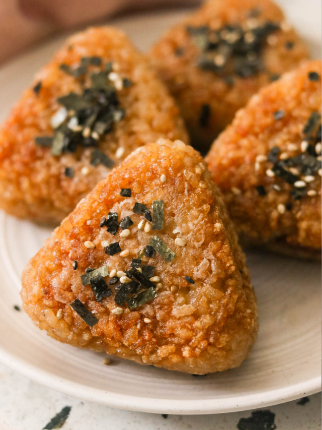 Crispy Yaki Onigiri