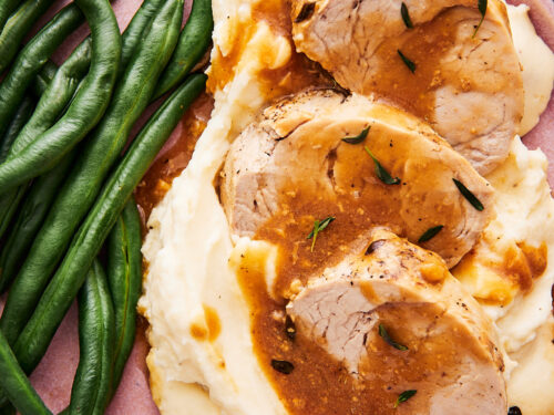 Easy Instant Pot Pork Tenderloin with Garlic Dijon Sauce